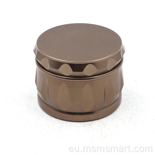 grinder 63mm aluminiozko aleazio 4 geruzako elur maluta